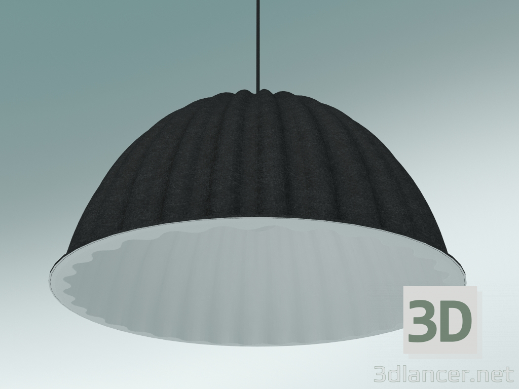 3D Modell Pendelleuchte Under The Bell (Ø55 cm, Schwarz) - Vorschau