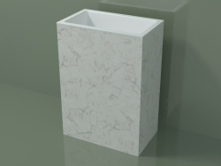 Lavabo sur pied (03R136101, Carrara M01, L 60, P 36, H 85 cm)