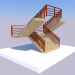 3D Modell Treppen - Vorschau