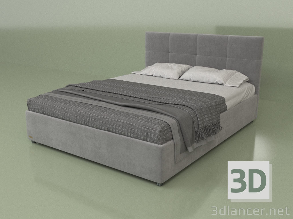 modello 3D Letto matrimoniale Cobo 1,6 m - anteprima