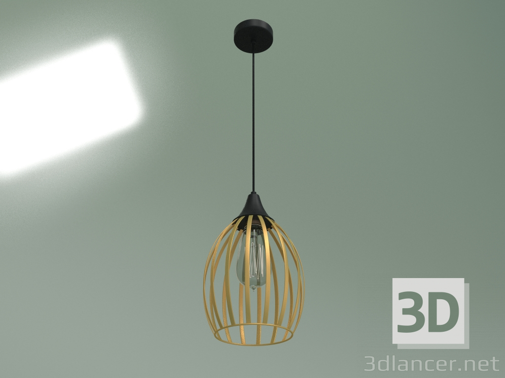 modello 3D Lampada a sospensione 2816 Oro - anteprima