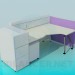 3D Modell Office-Bereich - Vorschau