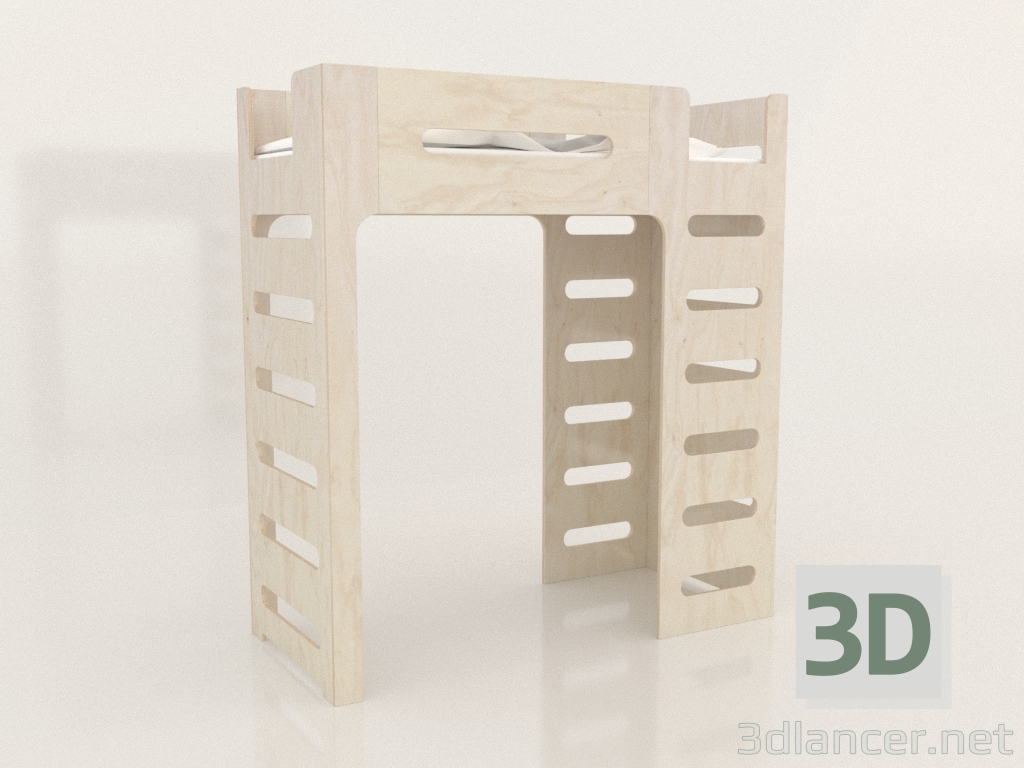 modello 3D Letto a soppalco MOVE GR (FNMGR0) - anteprima