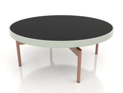 Table basse ronde Ø90x36 (Gris ciment, DEKTON Domoos)