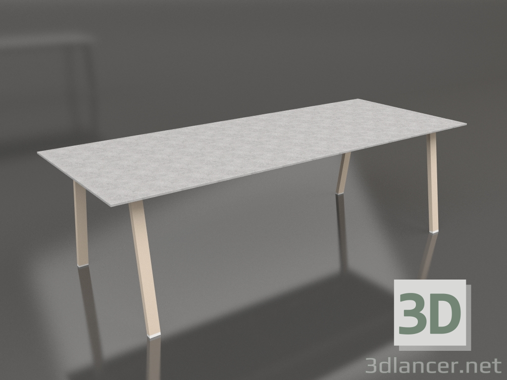 3d model Mesa de comedor 250 (Arena, DEKTON) - vista previa