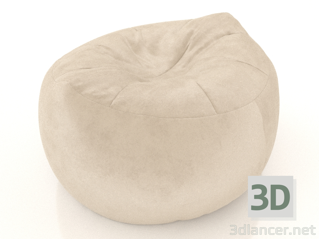 modello 3D Pouf Canoa (korsyka 7112) - anteprima