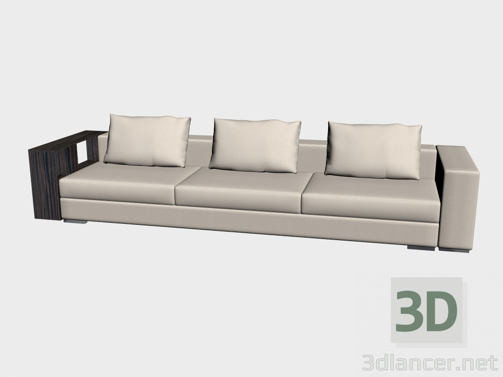 3D Modell Sofa Infiniti (mit Regalen 348h97) - Vorschau