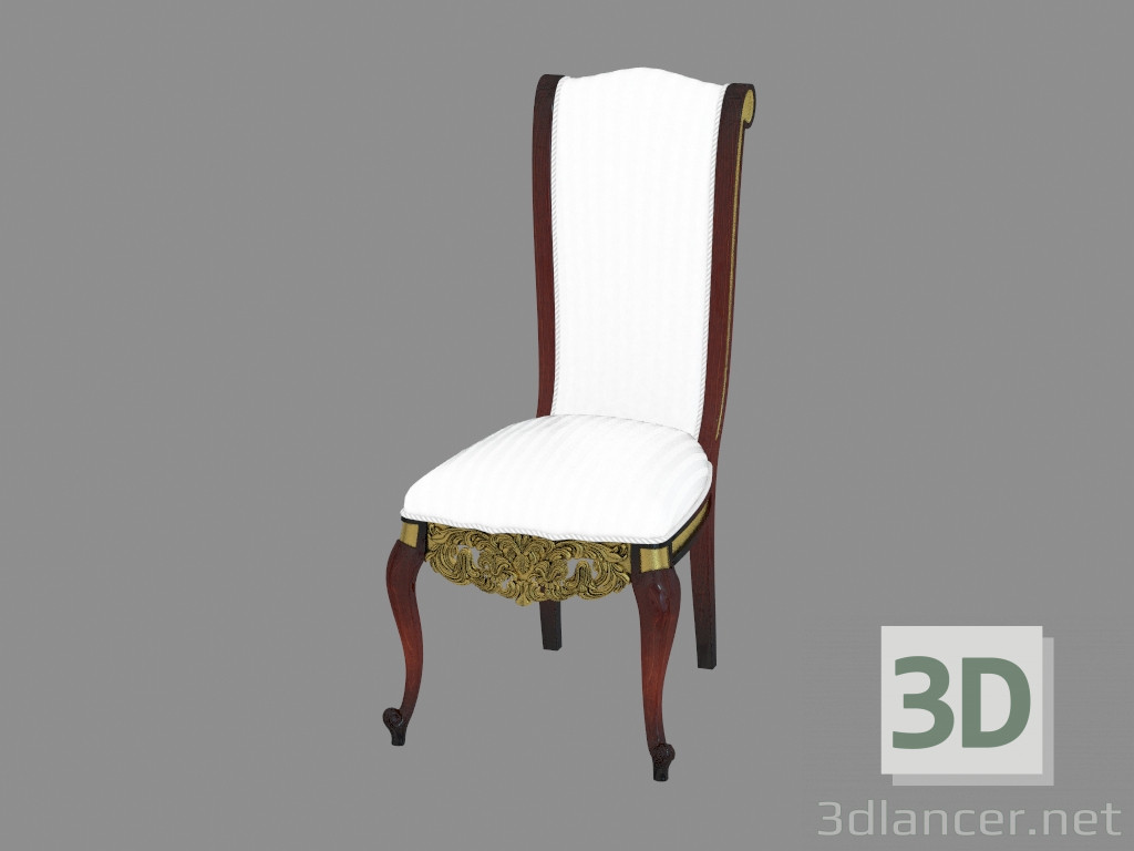 3d model Silla de comedor en estilo clásico 410 - vista previa