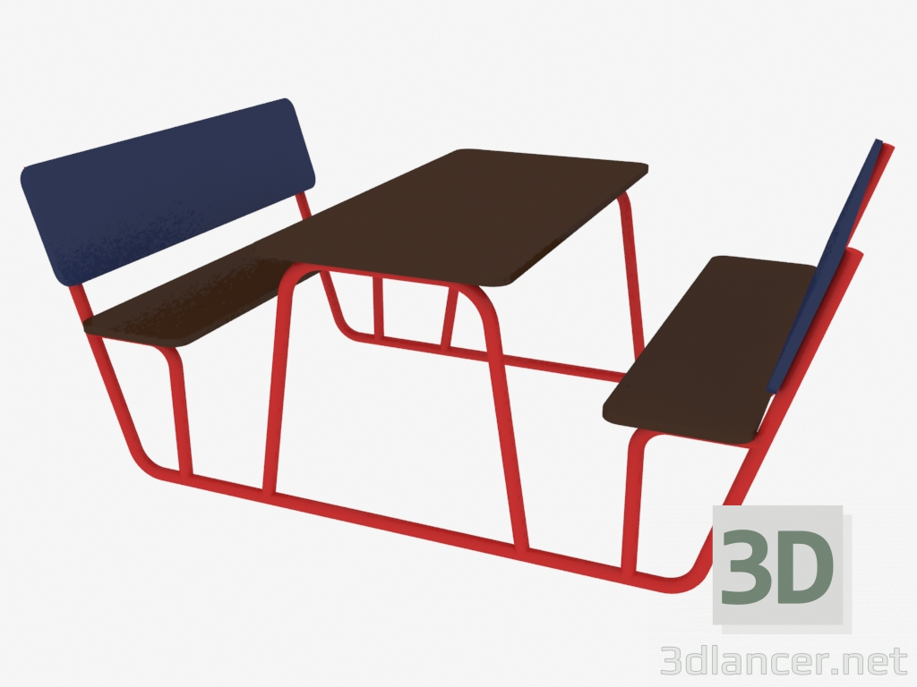 3D Modell Couchtisch (5402) - Vorschau