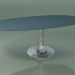 Modelo 3d Mesa de jantar oval (138, Lacado Air Force Blue) - preview