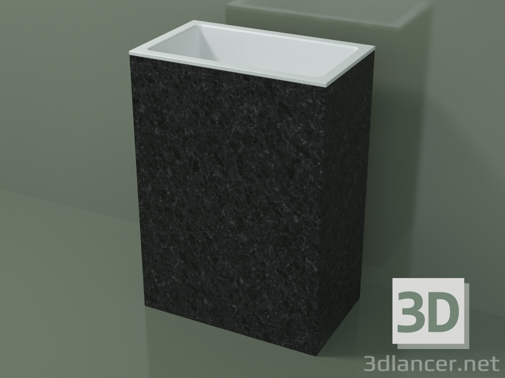 Modelo 3d Lavatório autônomo (03R136101, Nero Assoluto M03, L 60, P 36, H 85 cm) - preview