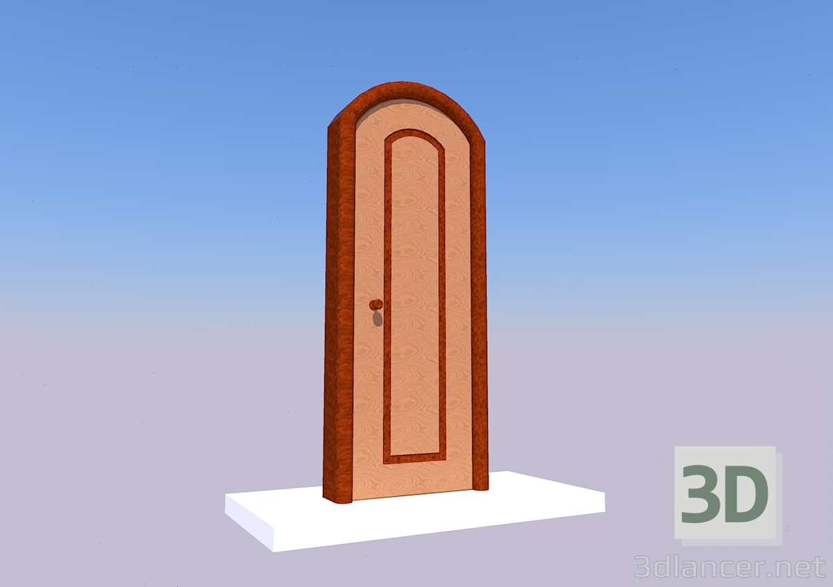 modello 3D Porta - anteprima