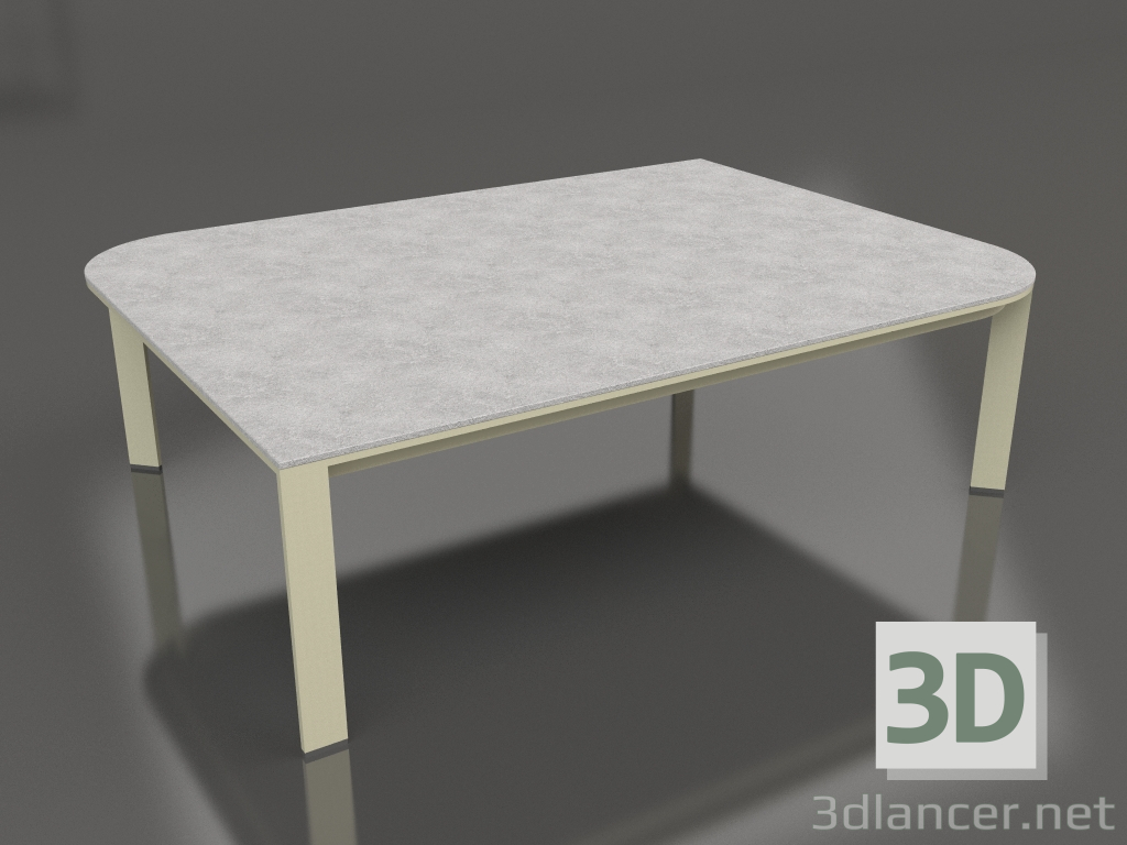 3d model Mesa de centro 120 (Oro) - vista previa