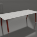 3d model Mesa de comedor 250 (Rojo vino, DEKTON) - vista previa