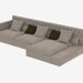 3d model Modular sofa Domonio - preview