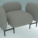 3d model Isole Modular Seat System (NN1, low back seat, both armrests) - preview