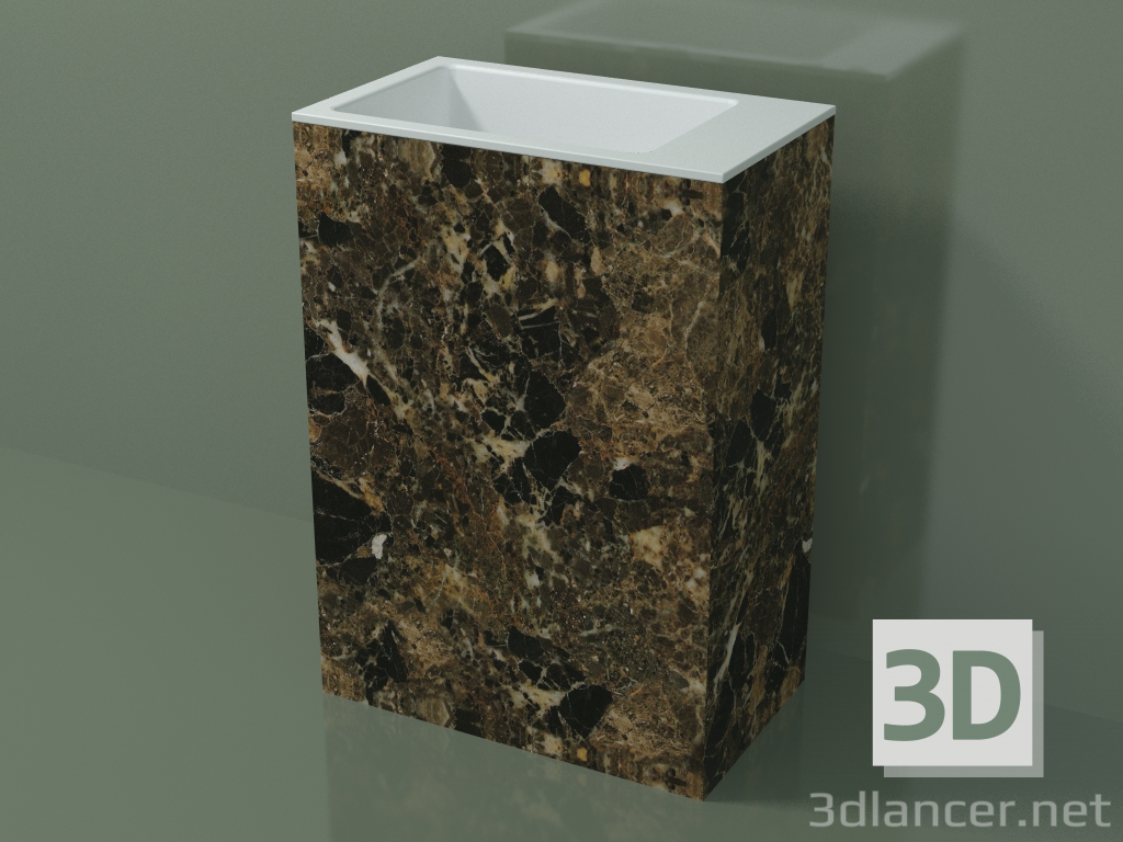 3d model Lavabo de pie (03R136103, Emperador M06, L 60, P 36, H 85 cm) - vista previa