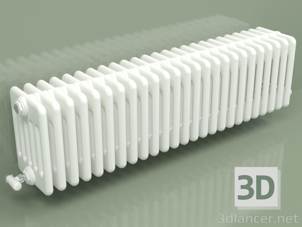 modèle 3D Radiateur TESI 6 (H 300 25EL, Standard blanc) - preview