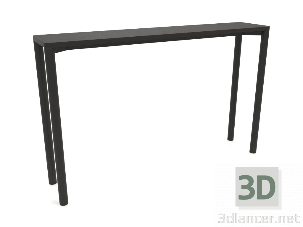 modello 3D Consolle KT 08 (1200x250x750, legno nero) - anteprima