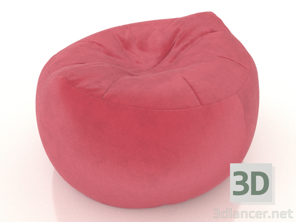 modello 3D Pouf Canoa (korsyka 7114) - anteprima