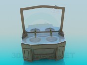 double washbasin