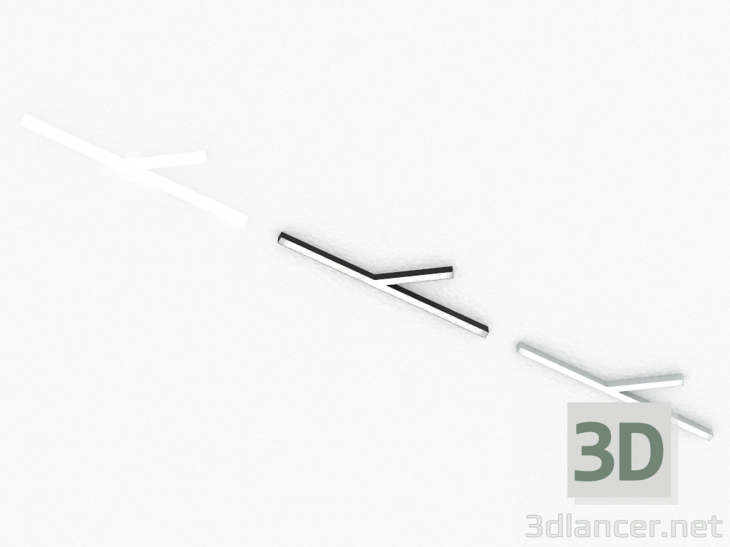 modello 3D lampada LED Superficie (DL18516S042A77) - anteprima