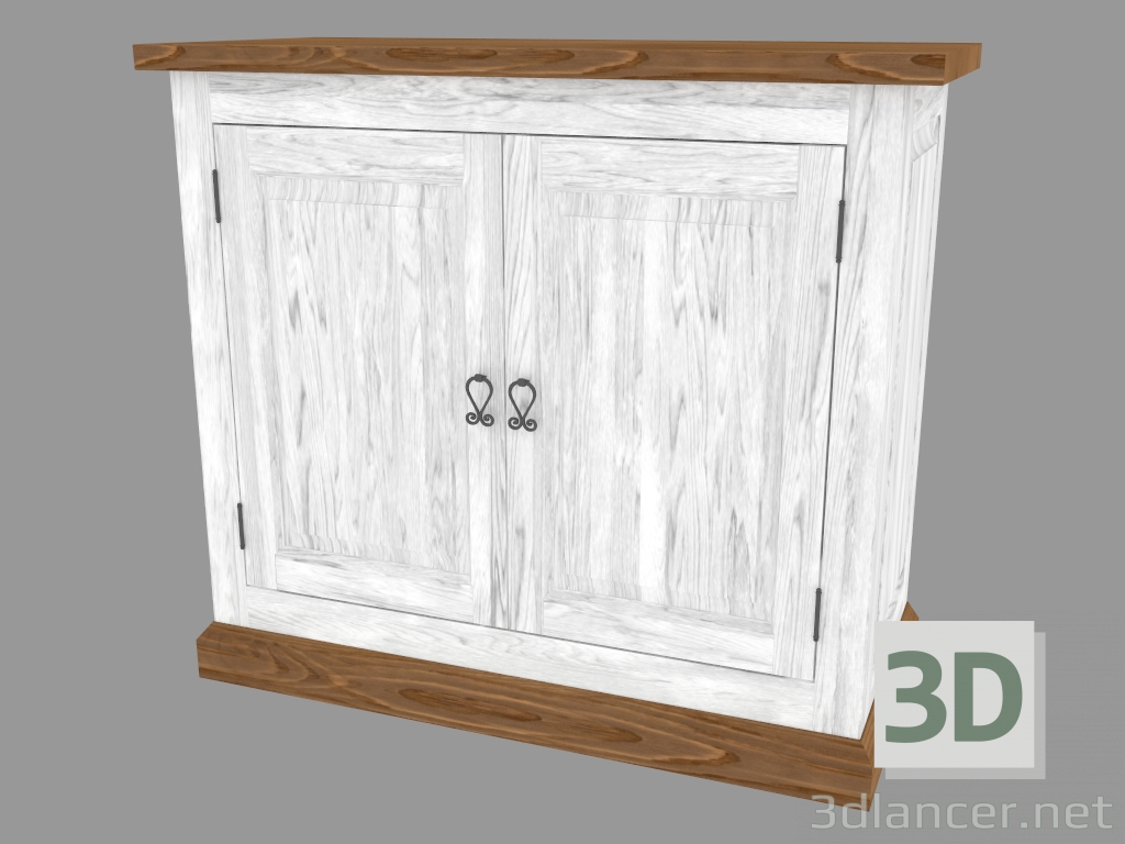 modello 3D Cassa 2D (PRO.011.XX 94x83x42cm) - anteprima