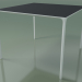 modèle 3D Table carrée 0804 (H 74 - 100x100 cm, stratifié Fenix F06, V12) - preview