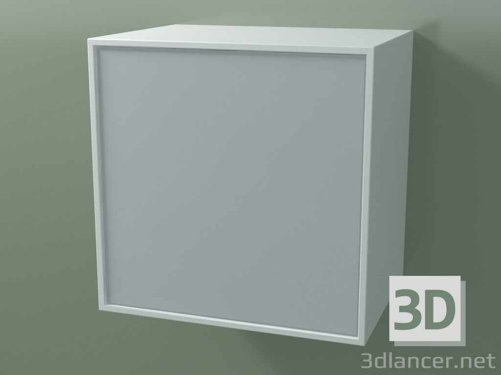 Modelo 3d Caixa (8AUACA03, Glacier White C01, HPL P03, L 48, P 36, H 48 cm) - preview