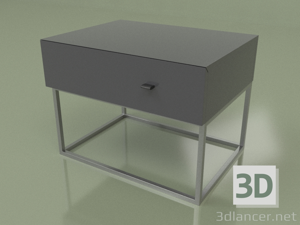 3d model Bedside table Lf 200 (Anthracite) - preview