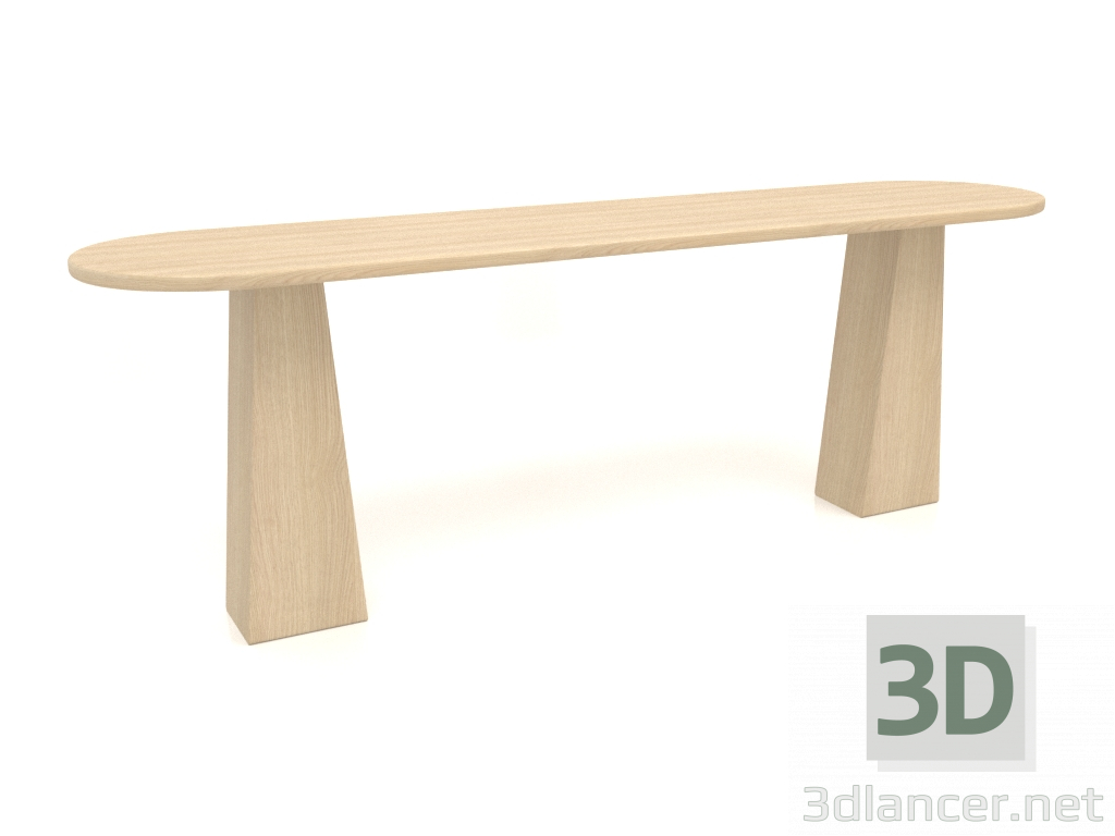 3d model Mesa RT 10 (2200x500x750, blanco madera) - vista previa