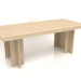 3d model Mesa de comedor DT 14 (2200x1000x796, madera blanca) - vista previa