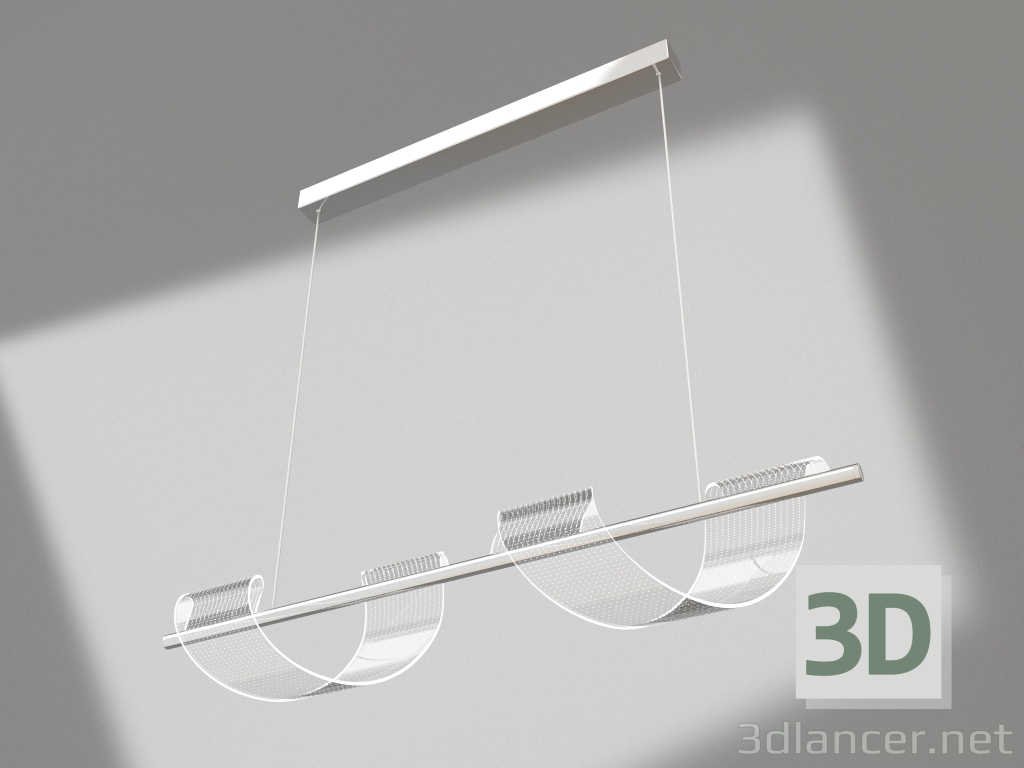 3D Modell Pendelleuchte Ilina chrom (08042-2AS,02) - Vorschau