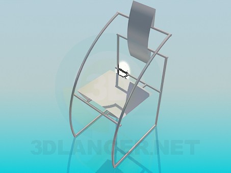 3d model Futuristic chair - preview