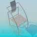 3d model Futuristic chair - preview