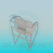 3d model Futuristic chair - preview