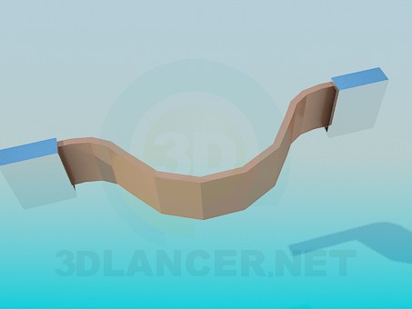 3D modeli Deri kolu - önizleme