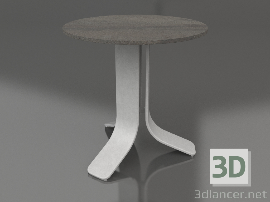 3d модель Стіл кавовий Ø50 (Agate grey, DEKTON Radium) – превью