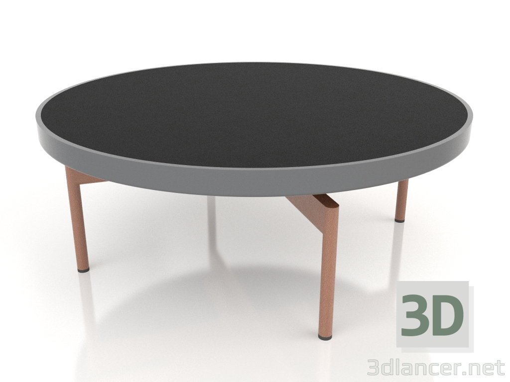 Modelo 3d Mesa de centro redonda Ø90x36 (Antracite, DEKTON Domoos) - preview