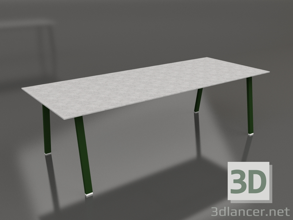 3d модель Стіл обідній 250 (Bottle green, DEKTON) – превью