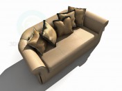 Sofa mit Kissen