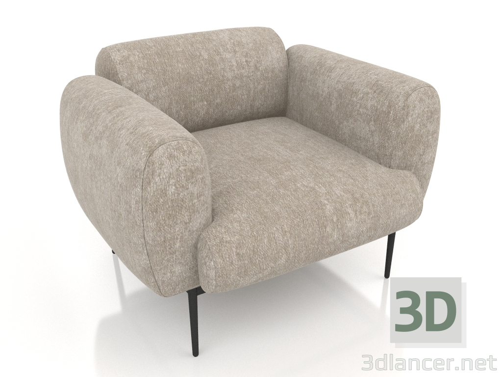 modello 3D Sedia nuvola (Marshmallow 22) - anteprima