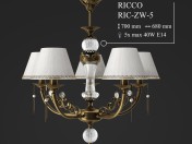 Chandelier KUTEK RICCO RIC-ZW-5-A