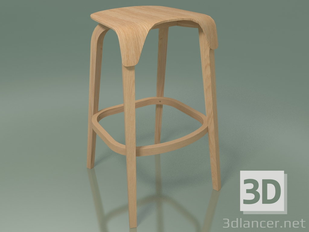 modello 3D Sgabello da bar Leaf (371-438) - anteprima