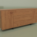 3d model Chest of drawers CN 230 (Walnut) - preview