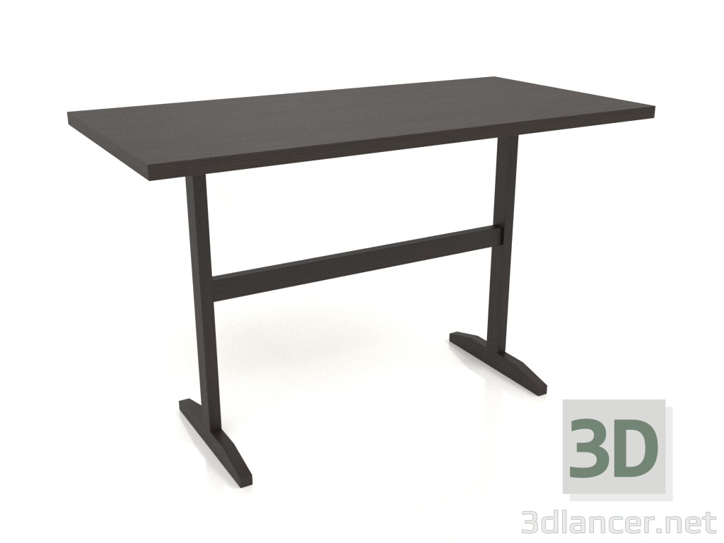 3d model Mesa de trabajo RT 12 (1200x600x750, madera marrón oscuro) - vista previa