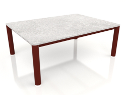 Mesa de centro 70×94 (Rojo vino, DEKTON Kreta)