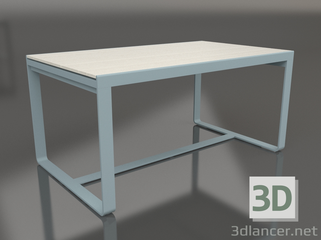 modello 3D Tavolo da pranzo 150 (DEKTON Danae, Grigio blu) - anteprima