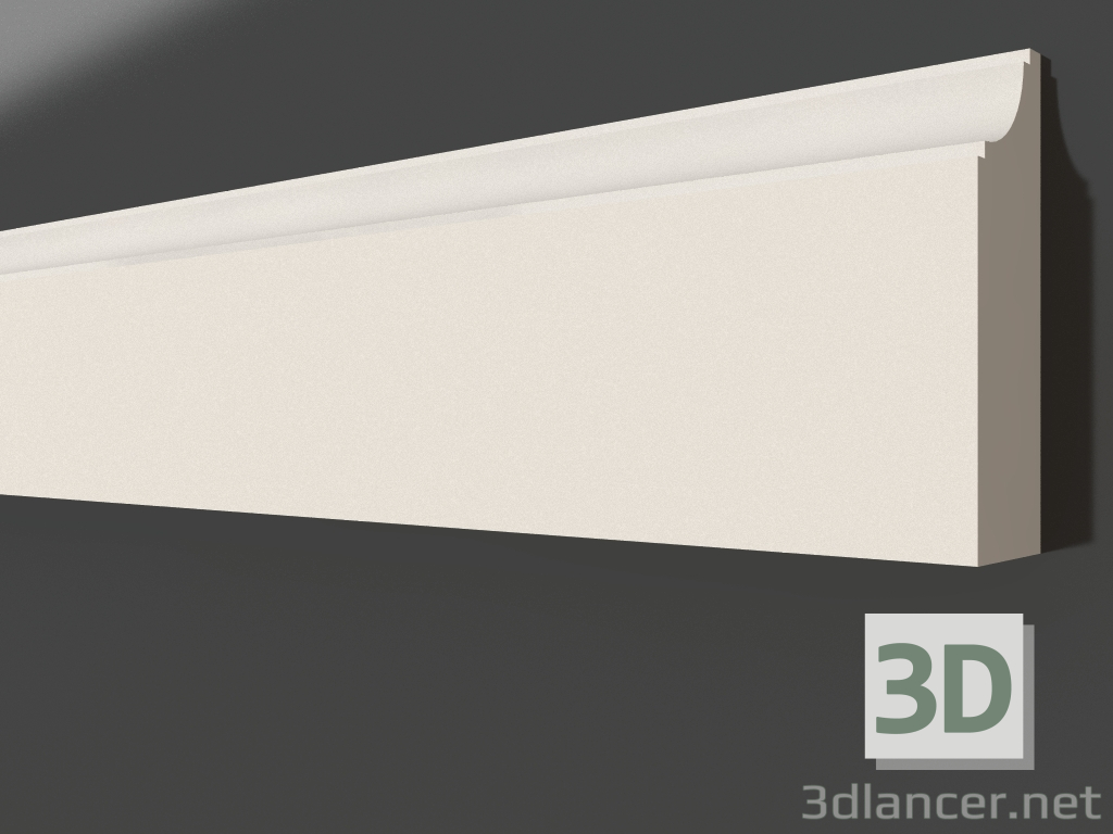 3d model Plaster molding LG 102 (80x25) - preview