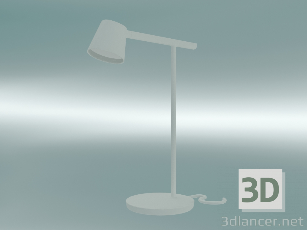 modèle 3D Lampe de table Tip (Blanc) - preview